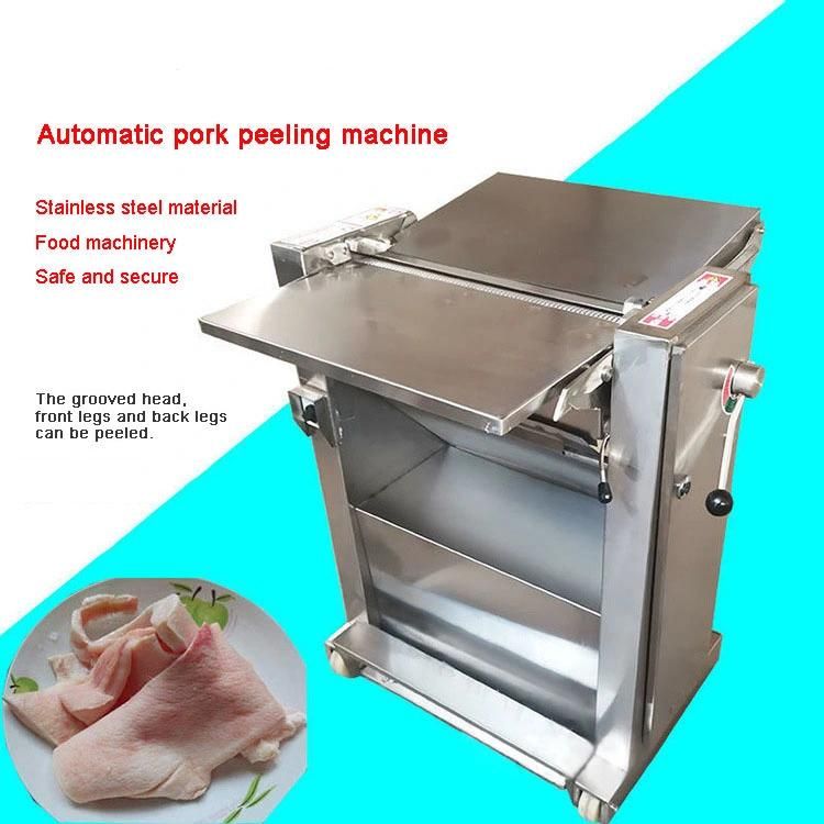 Commercial Pork Skin Removed Cutting Machine Pig Meat Peeling Machine