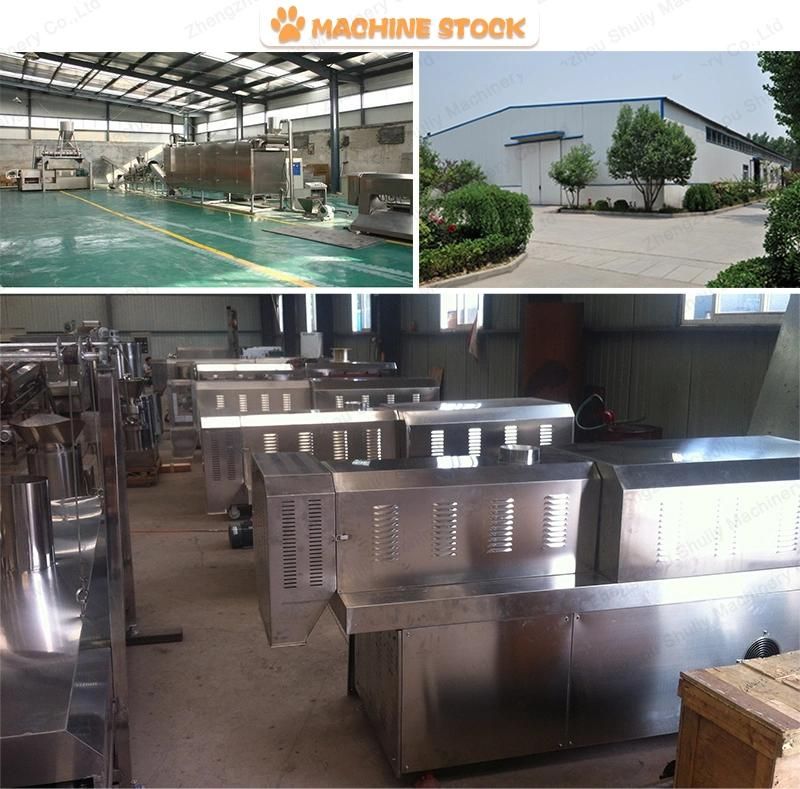 Fully Automatic Dog Cat Rabbit Bird Fish Shrimp Feed Making Machine Pet Food Extrusion Line