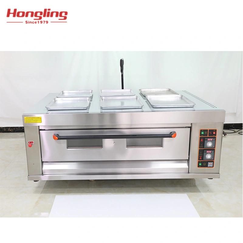 Single Layer 6 Tray Big Capacity Gas Oven for Bakery