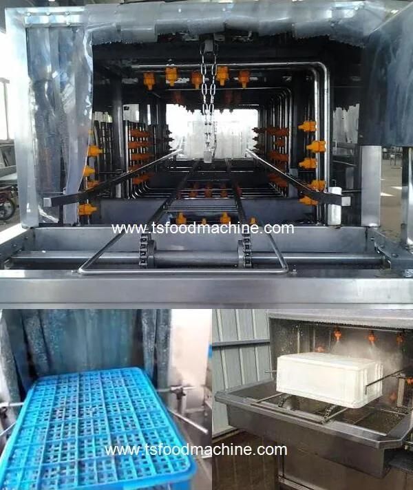 Industrial Tray Washer Food Tray Washing Machine