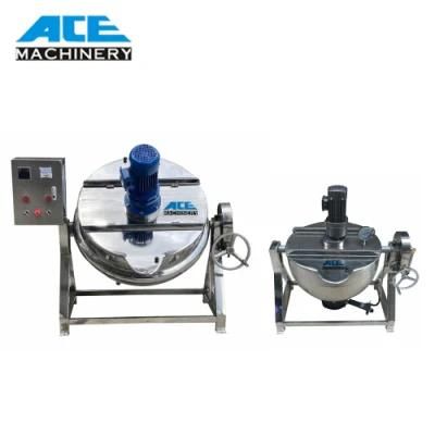 Best Price Jacket Kettle for Jam and Sauce Making Other Food Processing Machinery