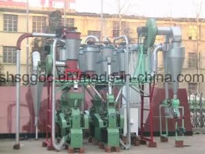 Complete Set of 10t/24h Low Fat Maize Flour/ Semolina Mill Hammer Crushing Machine