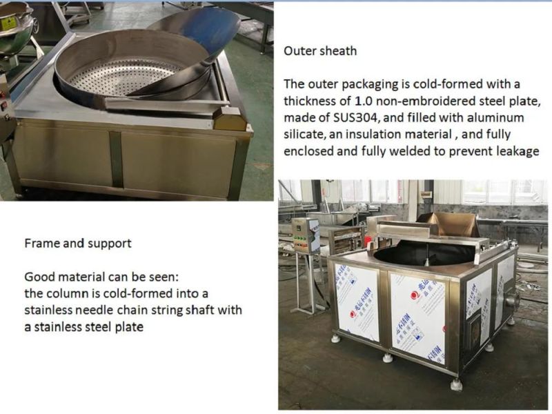 2021electric Automatic Potato Chips Onion Frying Machine for Snacks