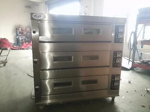 Bakery Equipment 3 Layers Gas Deck Oven Gas Baking Oven