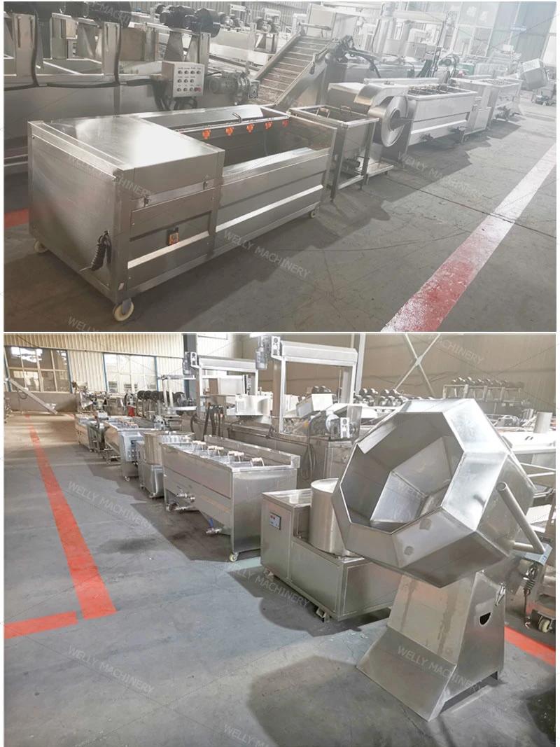 Low Investment Fresh Potato Chips Frozen French Fries Making Production Line Machine