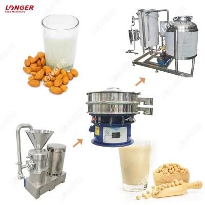 80kg Capacity Paper Box Soy Milk Making Machine Production Line with Filter Soy Bean Milk ...