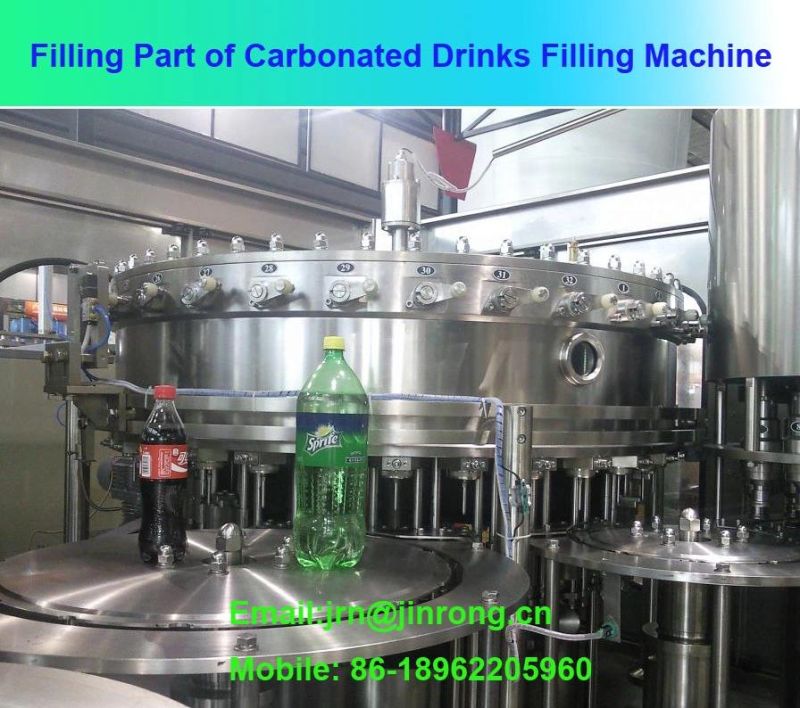 Automatic Carbonated Water Washing Filling Capping Monoblock Filling Machine