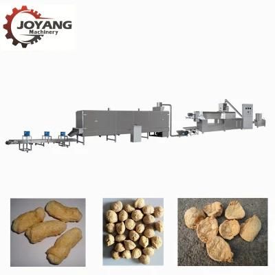 Dry Soya Protein Chunk Flakes Nugget Mince Making Machine