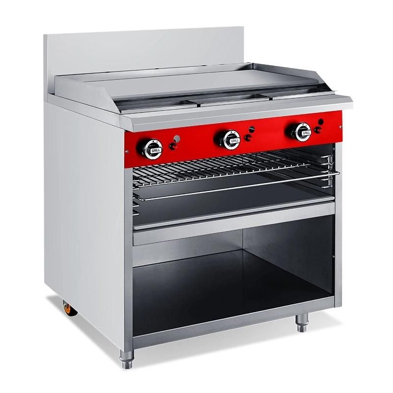 900mm Gas Griddle with Toaster