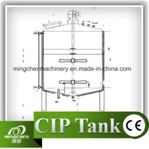 Stainless Steel Mixing Tank with Adjustable Mixing Speed