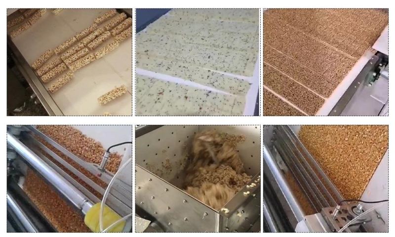 Peanut Nut Brittle Candy Making Sesame Peanut Candy Bar Production Line