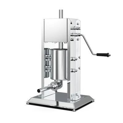 Manual Hr15L Commercial Sausage Maker Machine Vacuum Pneumatic Sausage Filler Vertical ...