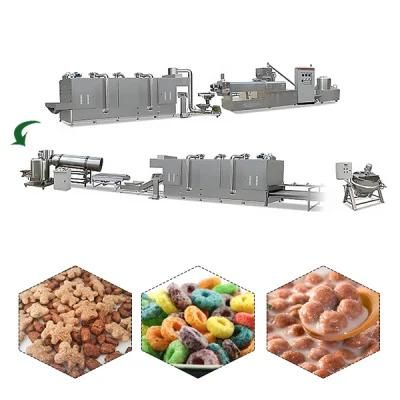 Breakfast Cereals Extrusion Machinery for Cereals Making Equipment