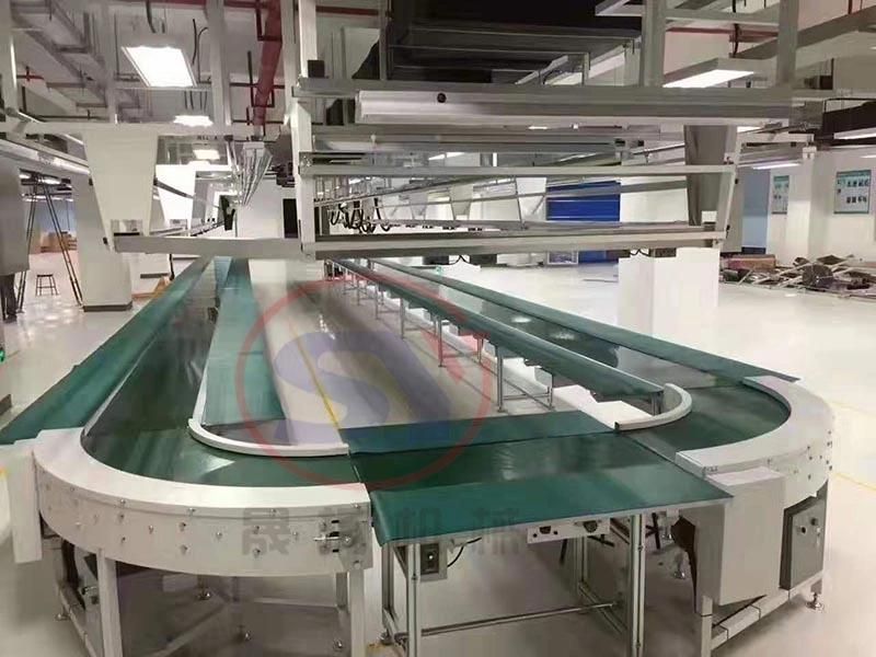 Specialized Manufacturer Industrial Assembly Line Inspection Belt Conveyor Automated Type