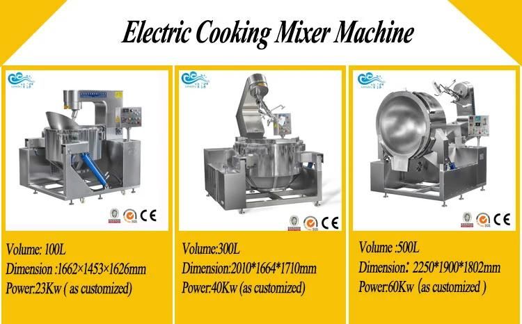 Industrial High quality Gas Electric Cooking Machine Cooking Automatic Commercial Pot for Tomato Sauce with Cheap Price