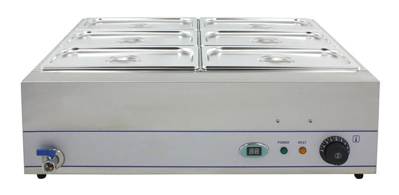 Electric Bain-Marie (BM-66D) Hot Food Display Food Warmer