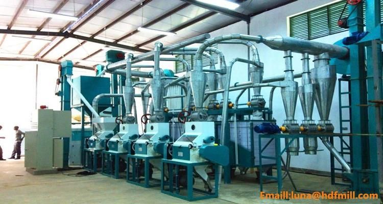 Maize Meal Processing Line Automatic Maize Flour Milling Machine