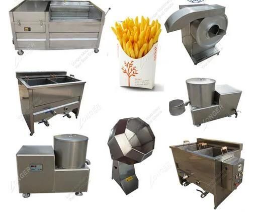 Automatic French Fries Snacks Food Making Machine