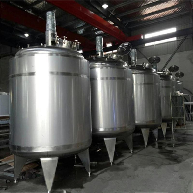 Heating and Mixing Tank Double Wall Tank Pressure Mixer