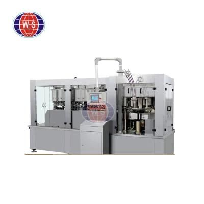 Weishu High Efficiency Milk Filling and Aluminum Foil Sealing Machine