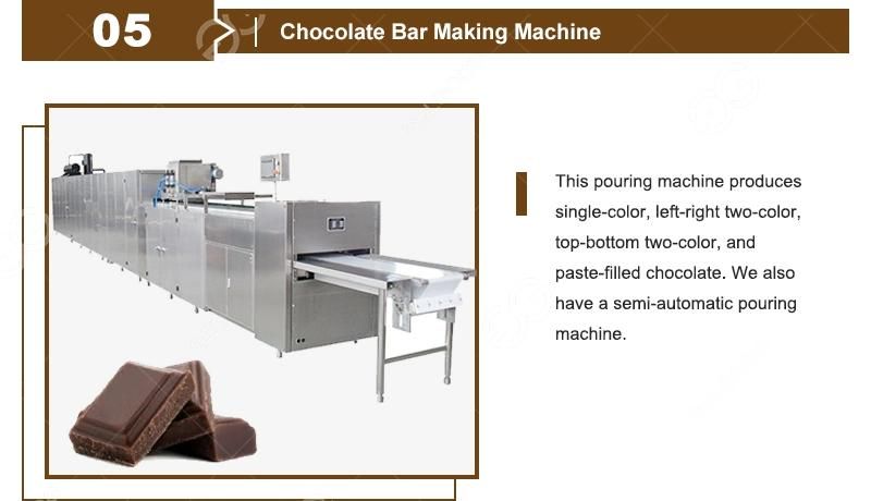 Automatic Mini Candy and Chocolate Bean Production Making Line Chocolate Manufacturing Plant