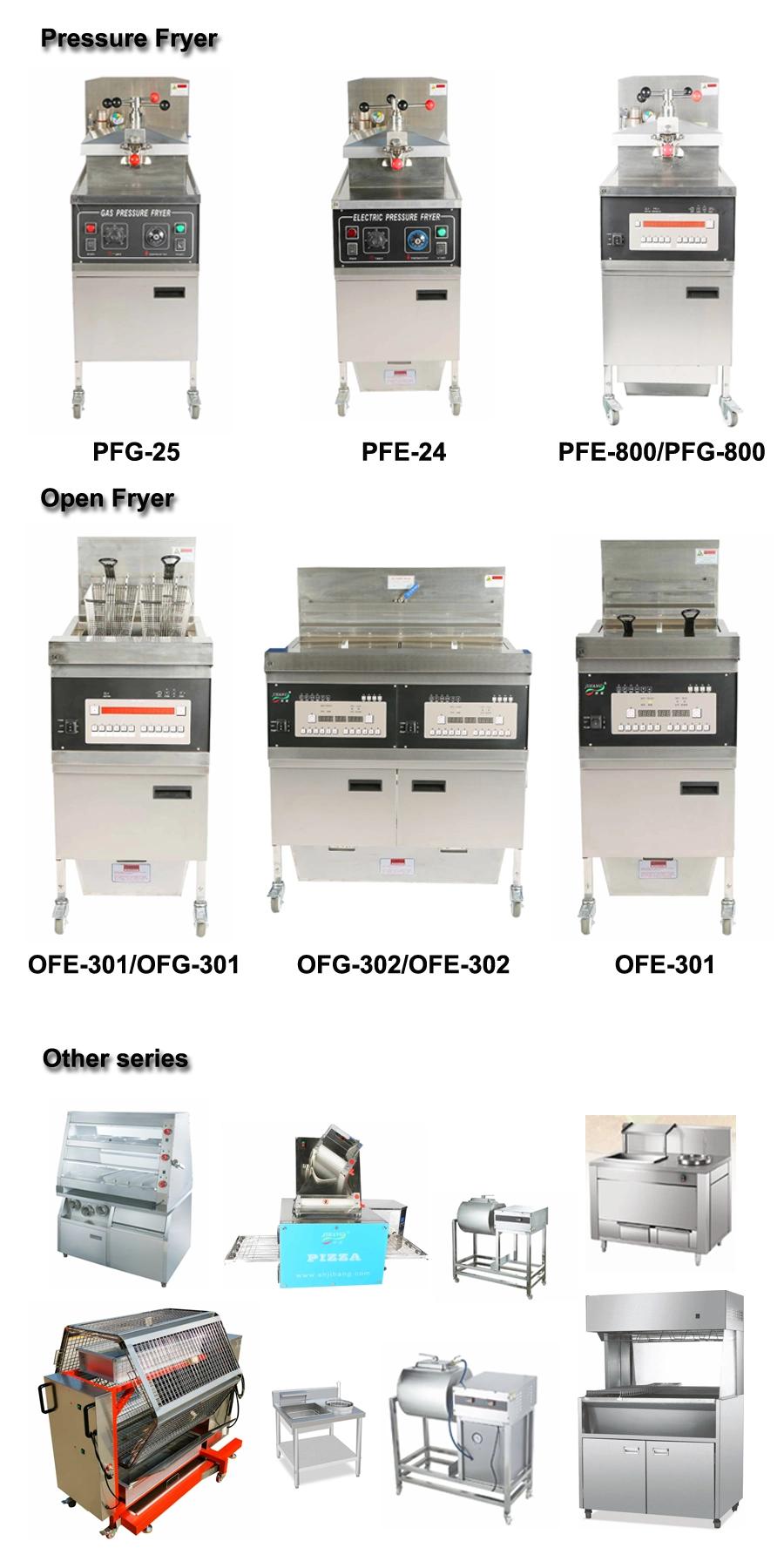 Kitchen Equipment Fried Chicken Shop Gas Chicken Deep Fryer Vacuum Chicken Pressure Fryer
