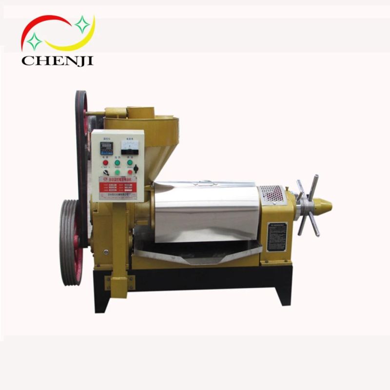 6yl-100d100-150kg/H Manual Control Type Spiral Type Oil Process Making Machine