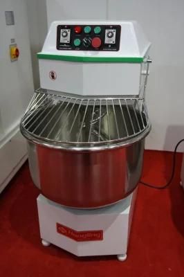 Food Mixer One Motor Double Speed 20kg 60L Spiral Mixer