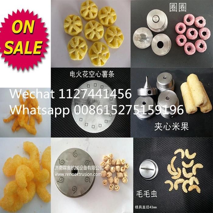 Corn Rice Wheat Snack Extruder Making Machine From China Factory Supplier