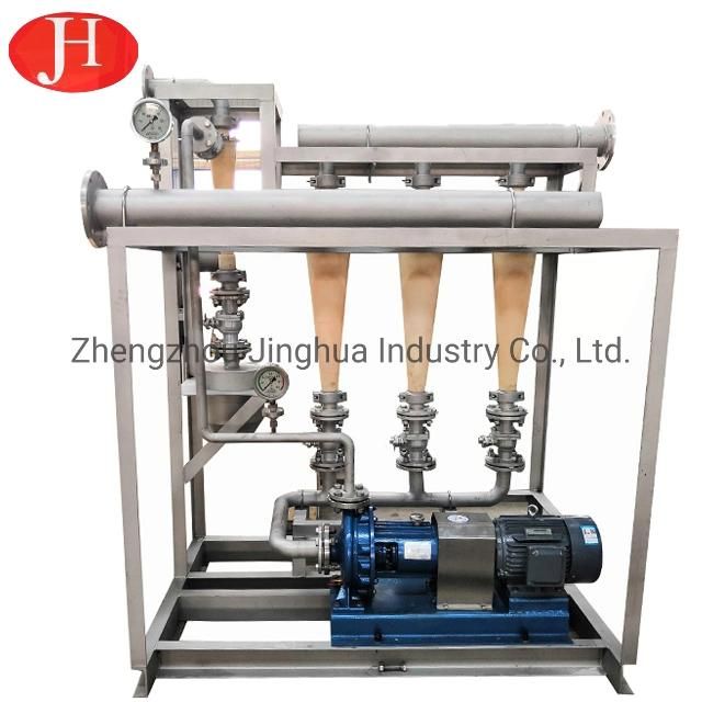 Electric 304 Arrowroot Starch Milk Sand Remove Making Machine Desand Equipment