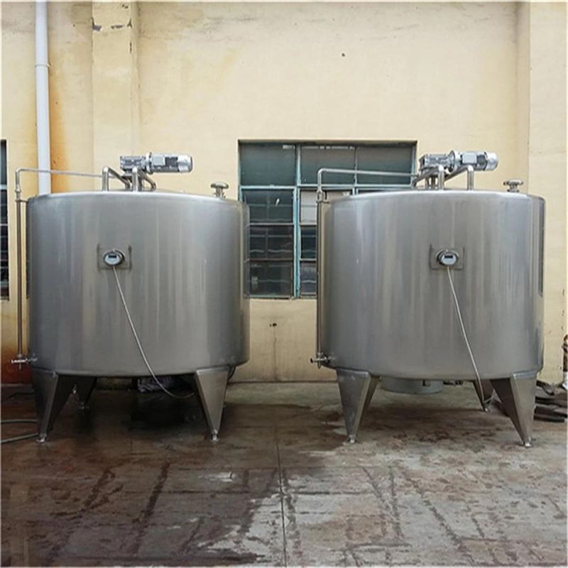 Stainless Steel Mixing Heating Cooling Tank for Milk Industry