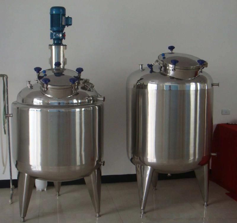 Stainless Steel Steam Heating Jacket Mixing Vessel Jacket Mixing Tank