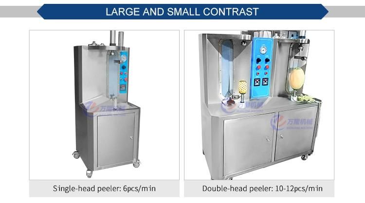 Automatic Squash Pumpkin Watermelon Papaya Peeler Price Grapefruit Breadfruit Industrial Pineapple Peeling Machine