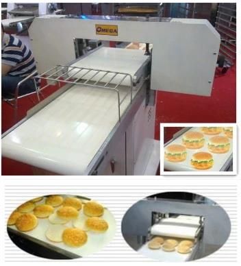 Commerical Horizontal Hamburger Buger Bread Buns Cutter Machine