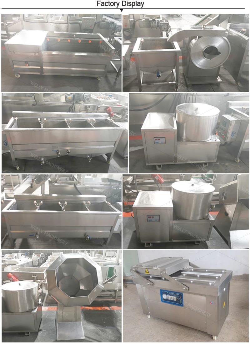 Semi Automatic Processing Line Machine to Make Potato Chips French Fries 50kg