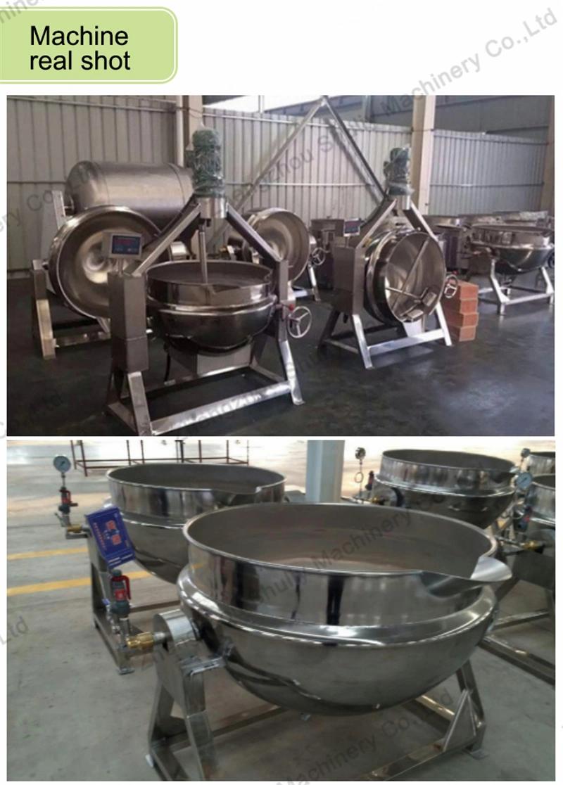 Stainless Steel Sandwich Pot Jacket Cooking Kettle Manufacturers