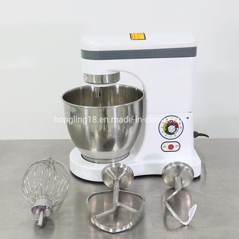 CE Approved 7 Liter Small Stand Food Mixer with Protection Guard