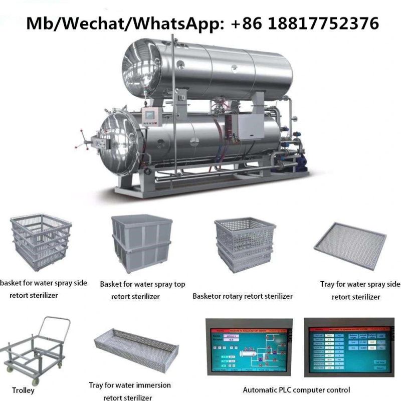 Automatic Sterilizing Autoclave Retort Machine