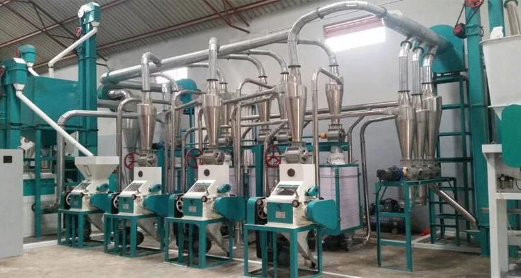 Kenya Automatic Maize Corn Flour Meal Grits Making Machine Maize Mill Milling Factory Price