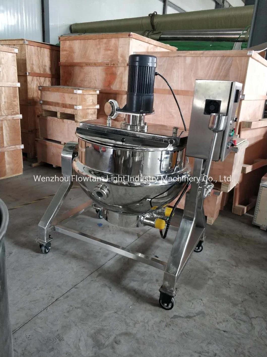 Double Jacket Stainless Steel Jam Cooker with Electric Control Box