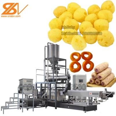 Puff Snacks Machinery Twins Screw Extruder