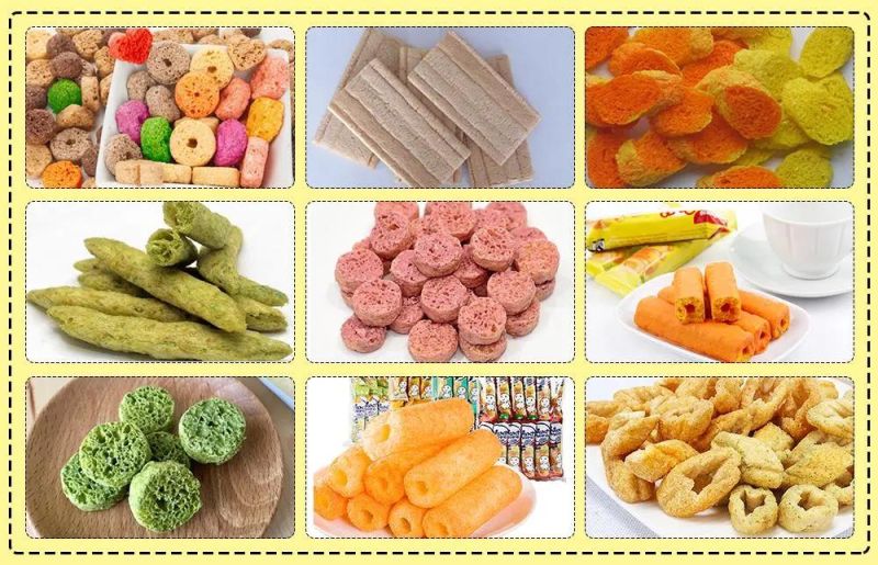 Puffed Snacks Food Process Line Pop Chips Processing Line