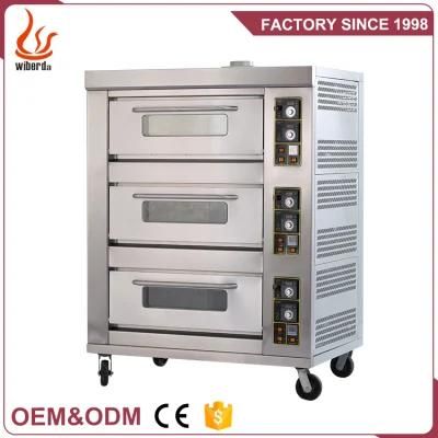 High Quality 3 Deck Electric Oven/Gas Oven with Best Discount