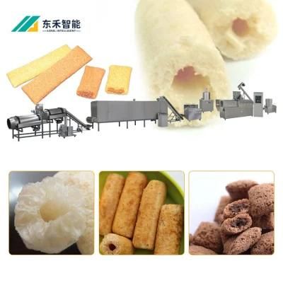 2021 Dh Automatic Puffed Corn Filling Snack Food /Bread Pan Making Machine /Processing ...