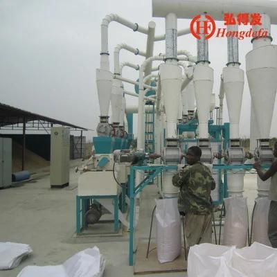 Produce Super Fine Maize Flour Meal 20t/24h Maize Milling Machine