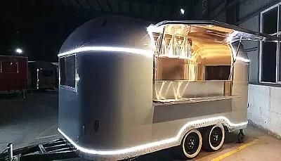 Mini Fast Food Caravan/Small Ice Cream Trucks/Small Camper Trailer Caravan for Sale