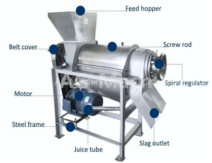 Industrial Concentrate Fruit Extractor Pineapple Juice Processing Machines