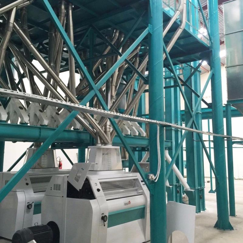 Zambia Market Breakfast Meal and Roller Meal Maize Mill Machine