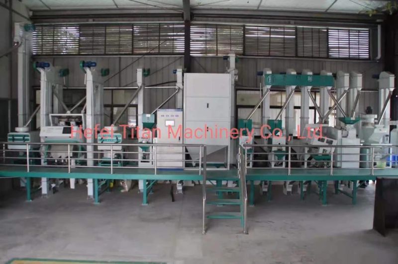 Mini Size Rice Mill Machine 1.5tph 2.5tph Rice Processing Line