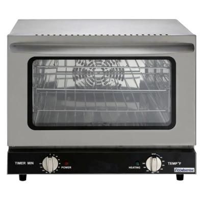 4-Trays Electric Perspective Stainless Steel Convection Oven